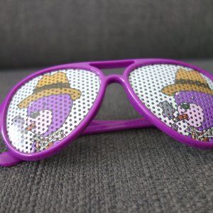 Plastic Purple Aviator Party Shades Featuring inBetweeners #3199